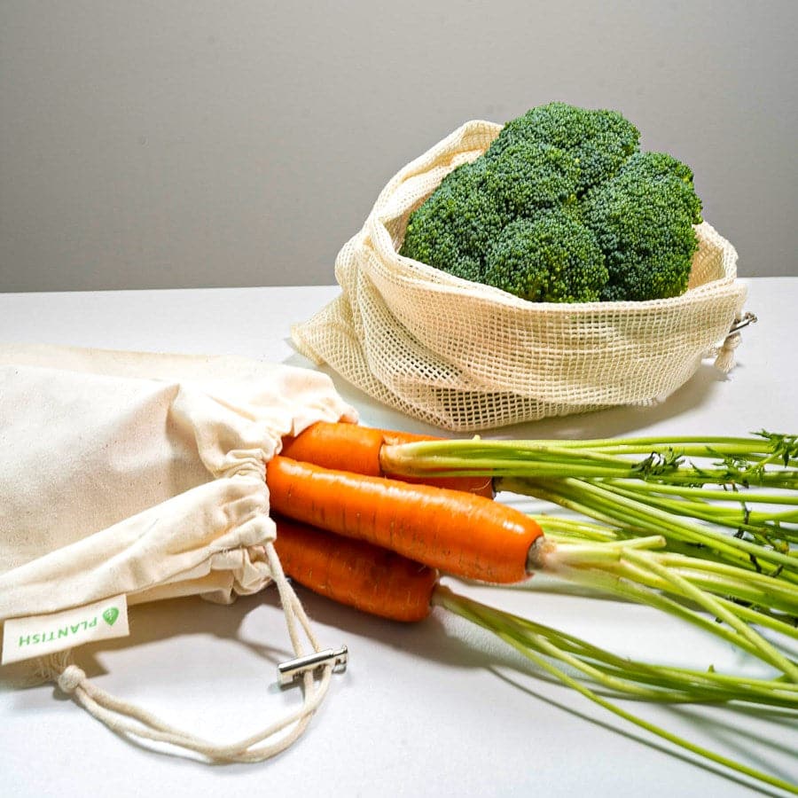 Set de 9 Sacs Réutilisables en Coton Bio -3